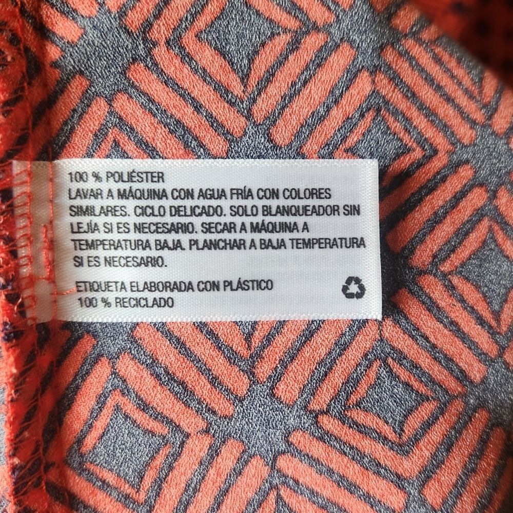 Merona geometric midi dress Workwear cocktail dress comfortable breathable M - Picture 6 of 6